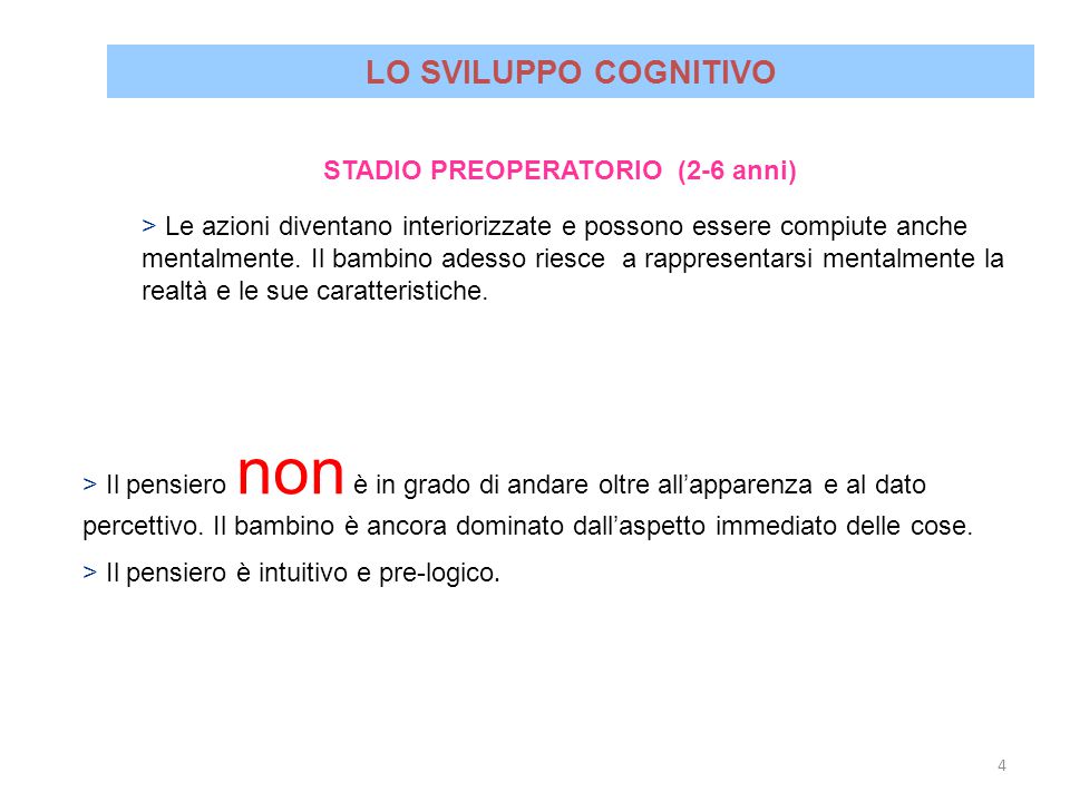 Stadio preoperatorio. ppt video online scaricare